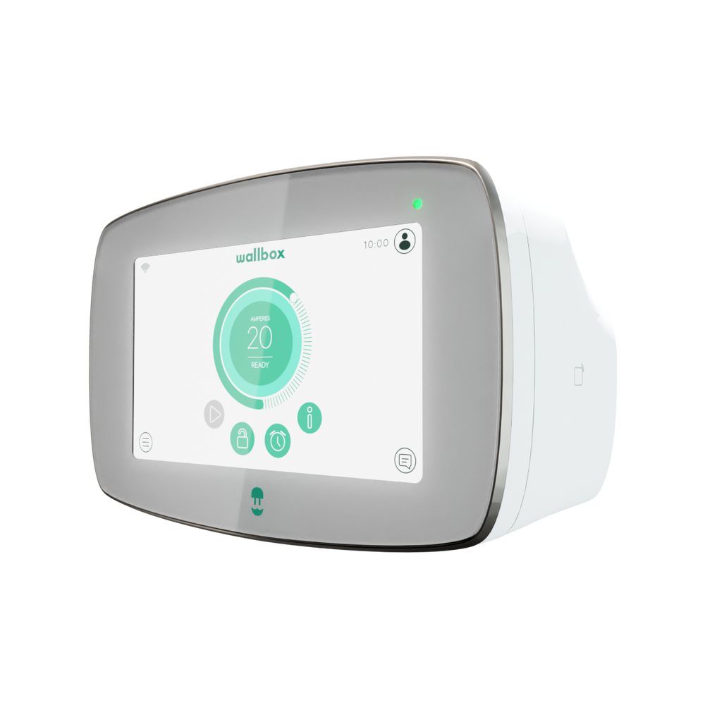 Statie incarcare auto electrica / hibrid plug-in 22kW, Wallbox Commander 2, Type 2, 4G, Cablu 5m