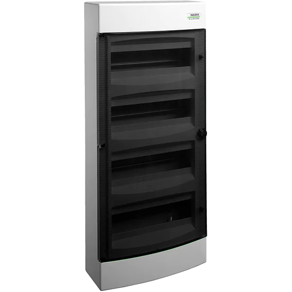 Tablou electric aparent Noark PNS 48T, 48 module, 4 randuri, IP 40, alb