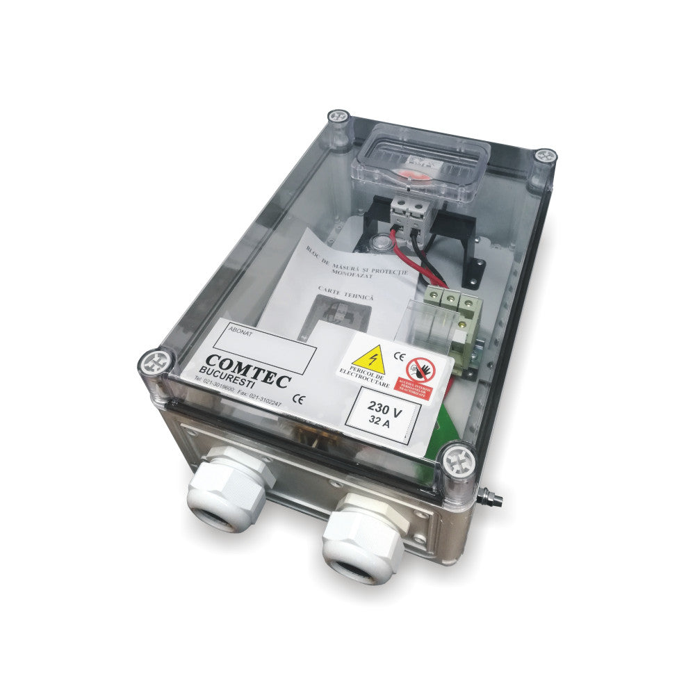 Bloc de masura si protectie monofazat, BMPM cu bipolar, 32A, Comtec